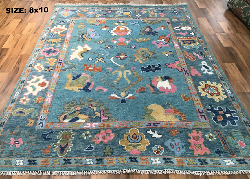 Classic Persian Oriental Hand Knotted New Zealand Wool Rug #2