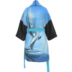 Paul Butvila' Hood Art 5 Kimono in Blue