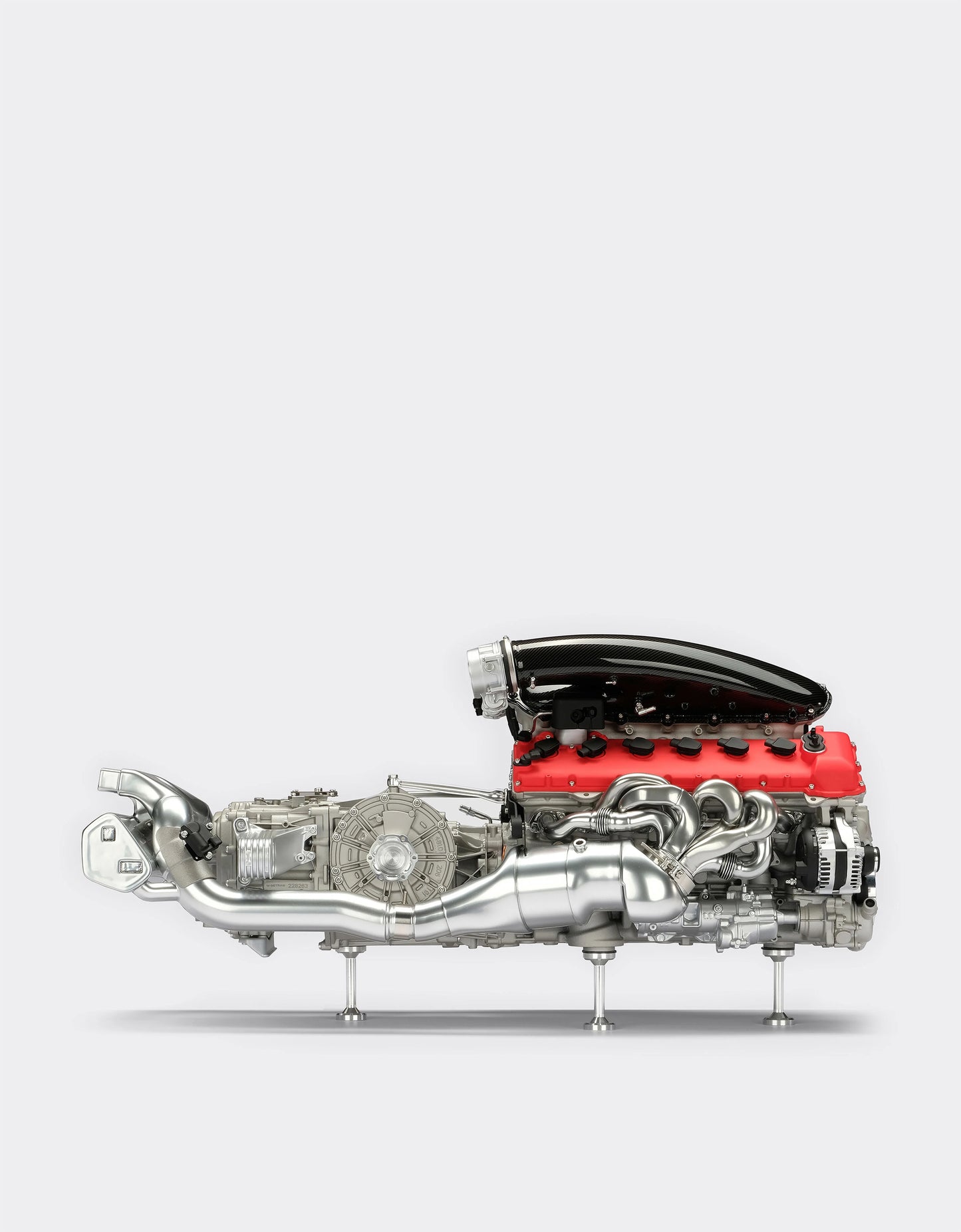 Ferrari Daytona SP3 engine model in 1:4 scale