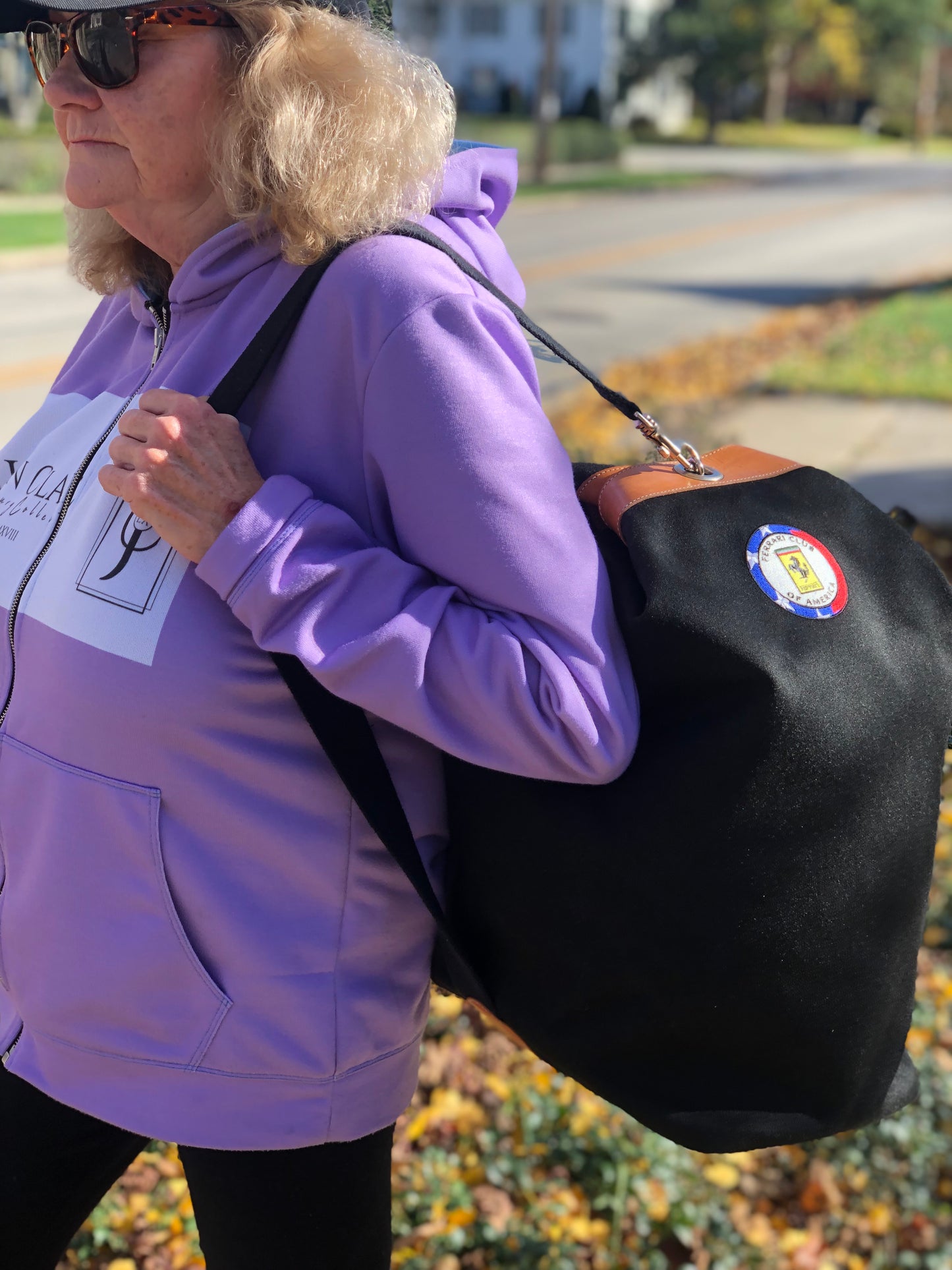 Convertible top material Duffel Bag
