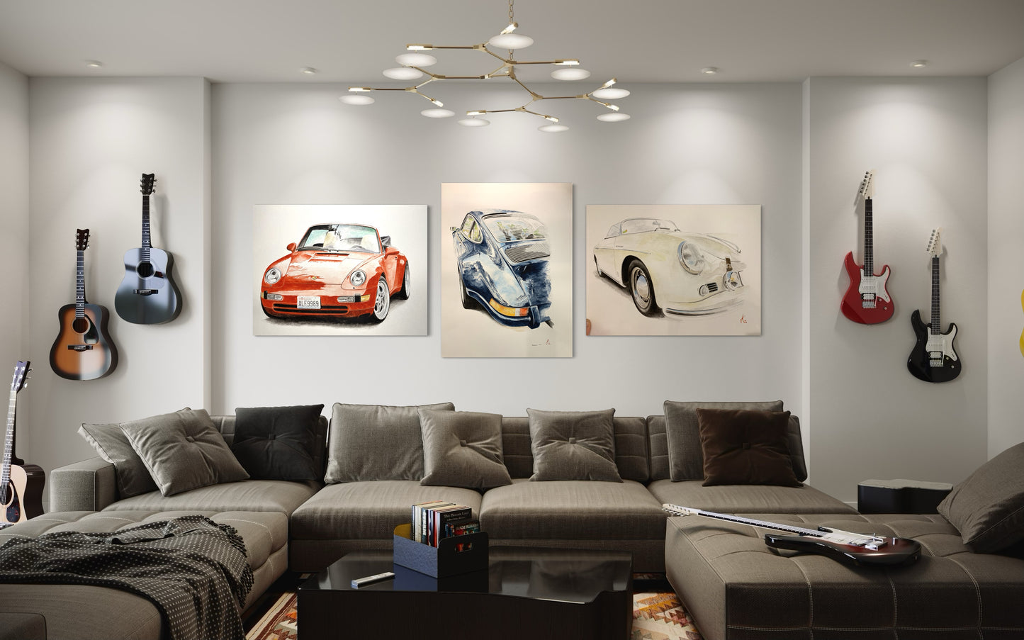 Massimo' Ferrari Red Spider Giclee fine art prints