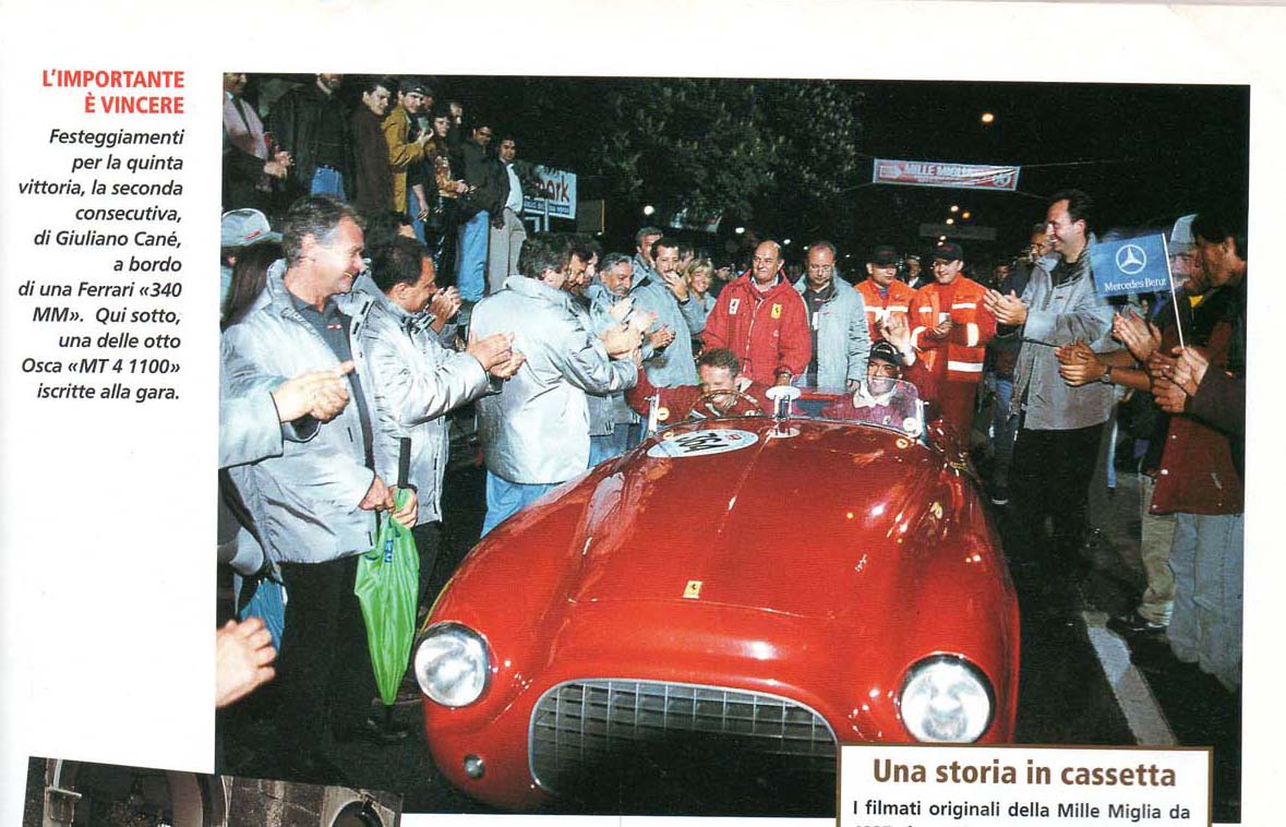 OSCA MT4 Maserati Team Mille Miglia winner project car