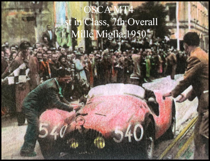 OSCA MT4 Maserati Team Mille Miglia winner project car