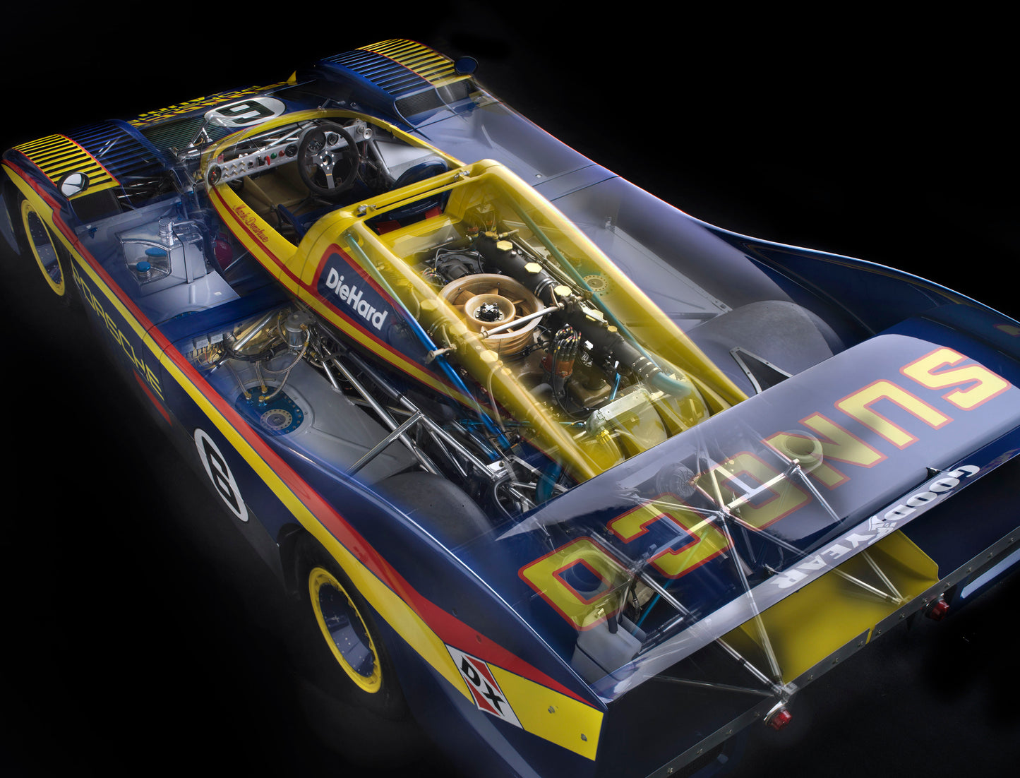 Peter Harholdt's Porsche 908-3 translucent Fine Photography.