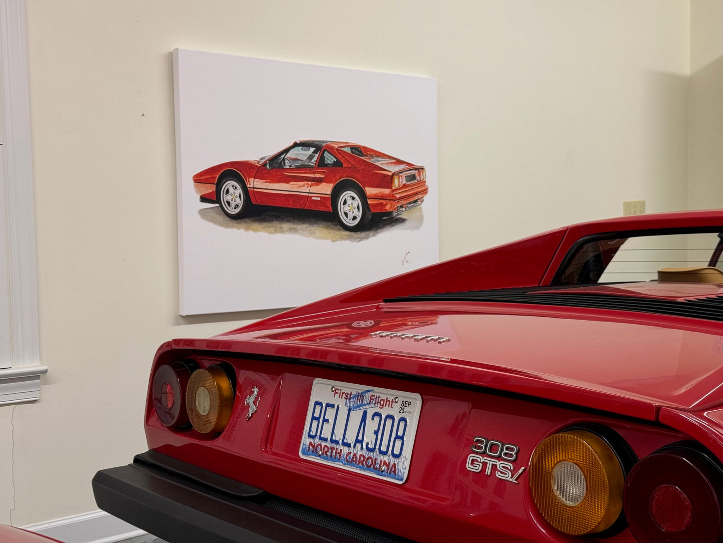 Massimo' Ferrari 308 Giclee fine art prints