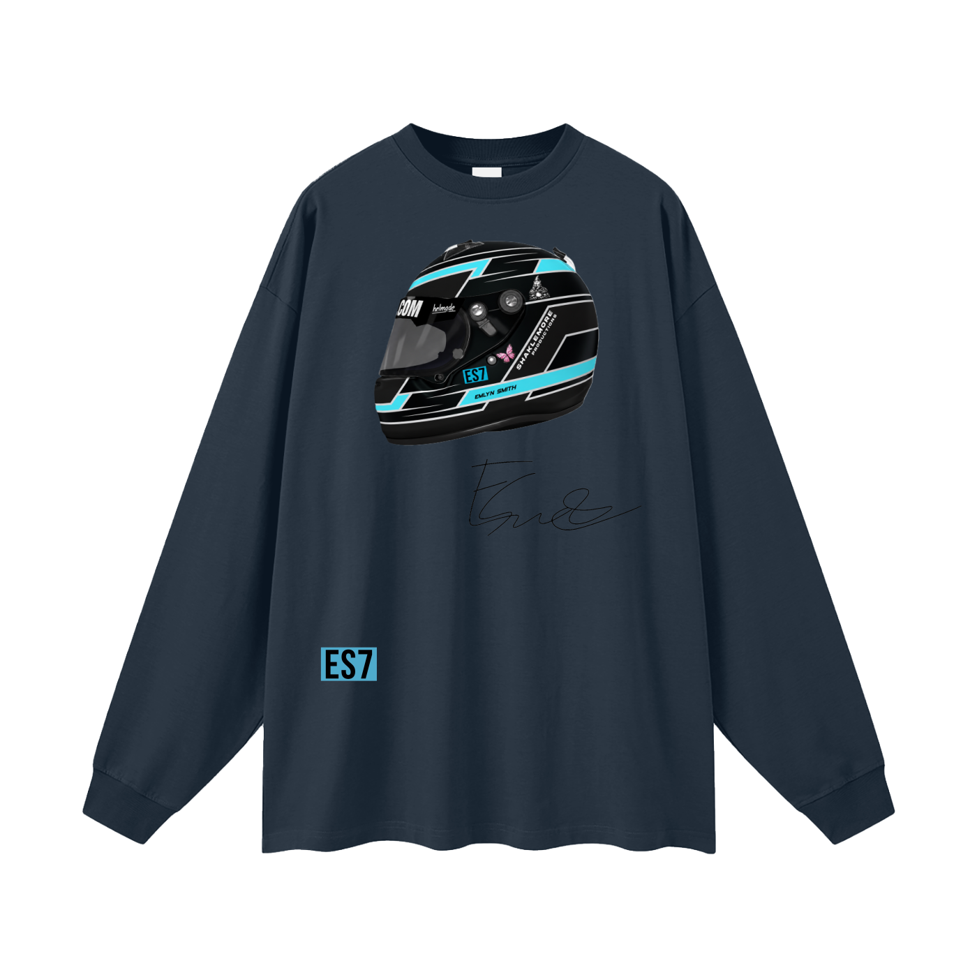Emlyn Smith Helmet & Signautre Unisex Long Sleeve T-Shirt