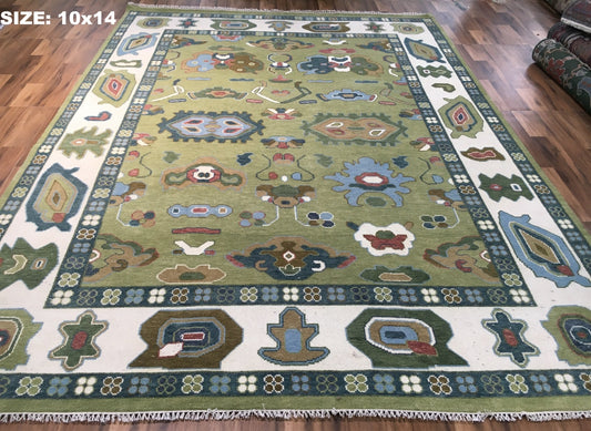 Classic Persian Oriental Hand Knotted New Zealand Wool Rug #11 10'x14'