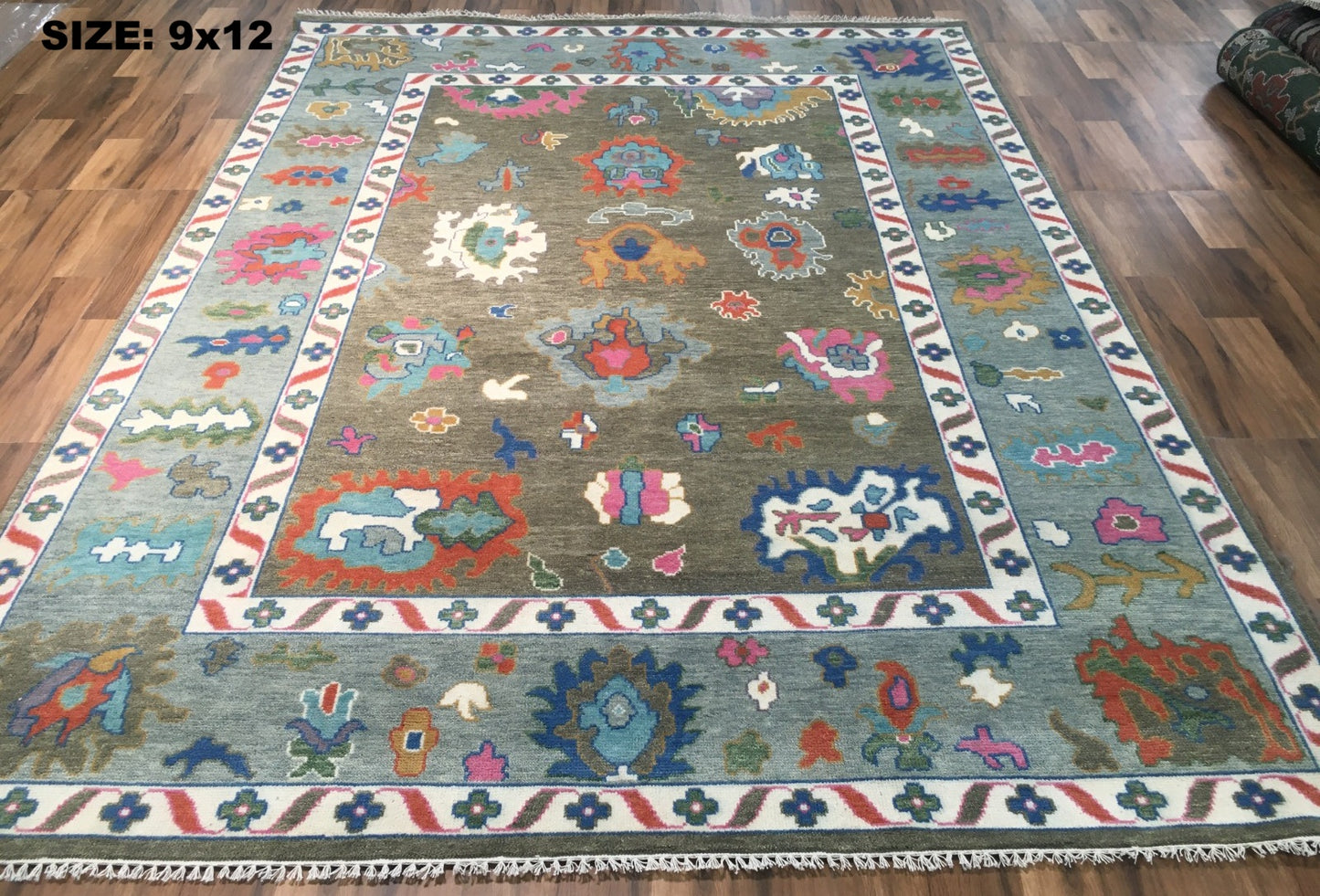 Classic Persian Oriental Hand Knotted New Zealand Wool Rug #19 9'x12'