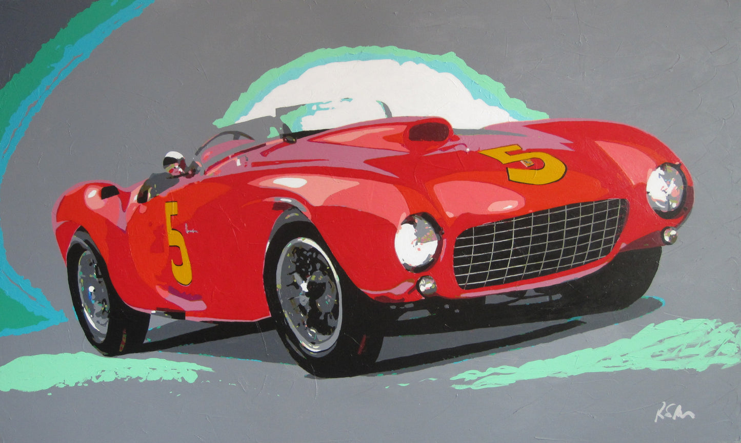Robert Moore' 1953 Ferrari 375MM custom Giclee Prints