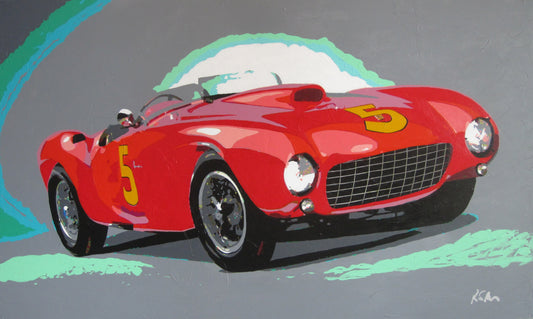 Robert Moore' 1953 Ferrari 375MM custom Giclee Prints