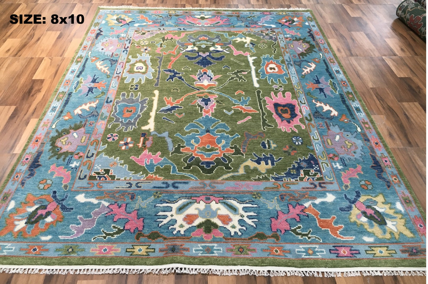 Classic Persian Oriental Hand Knotted New Zealand Wool Rug #1 8'x10'