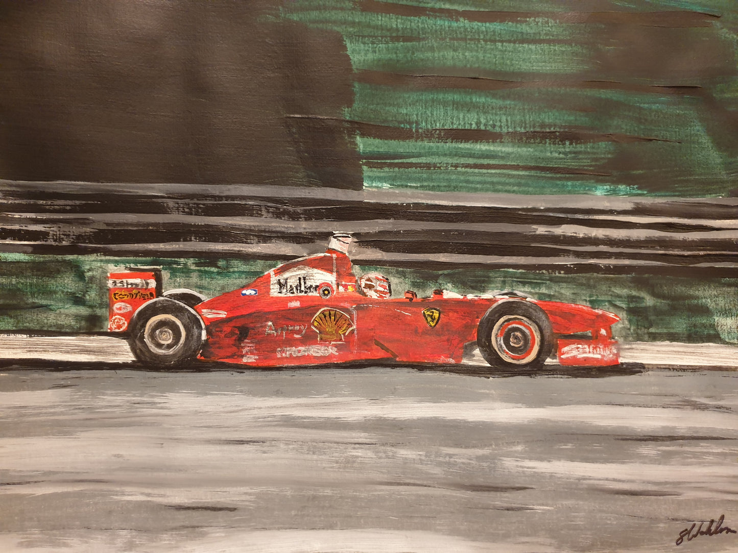 Waldron's Michael Schumacher Dream custom Giclee prints &nbsp; &nbsp; &nbsp;
