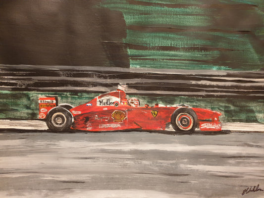 Waldron's Michael Schumacher Dream custom Giclee prints &nbsp; &nbsp; &nbsp;