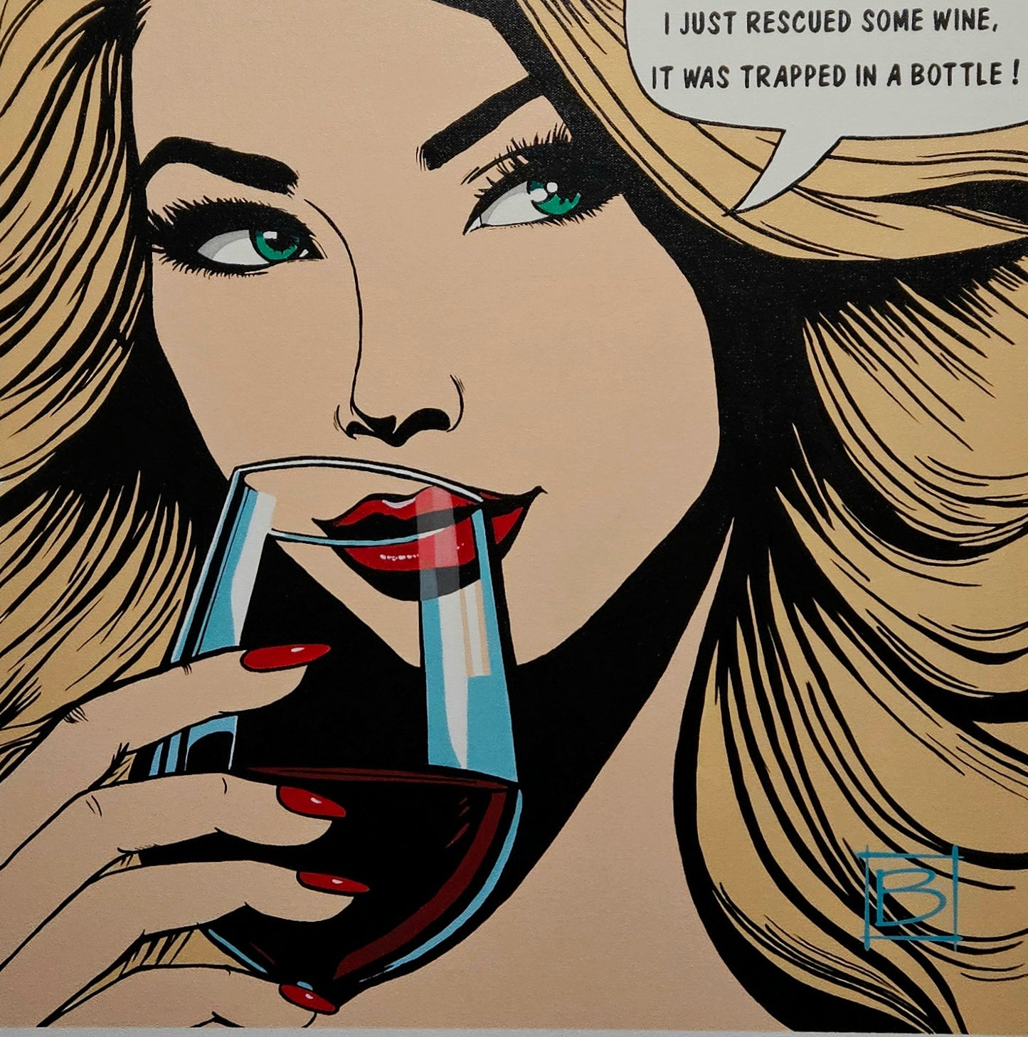 Paul Butvila' Wine Rescue fine Giclee Prints