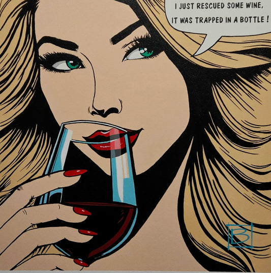 Paul Butvila' Wine Rescue fine Giclee Prints
