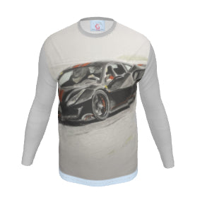 Massimo' long sleeve Black Ferrari shirt.&nbsp;