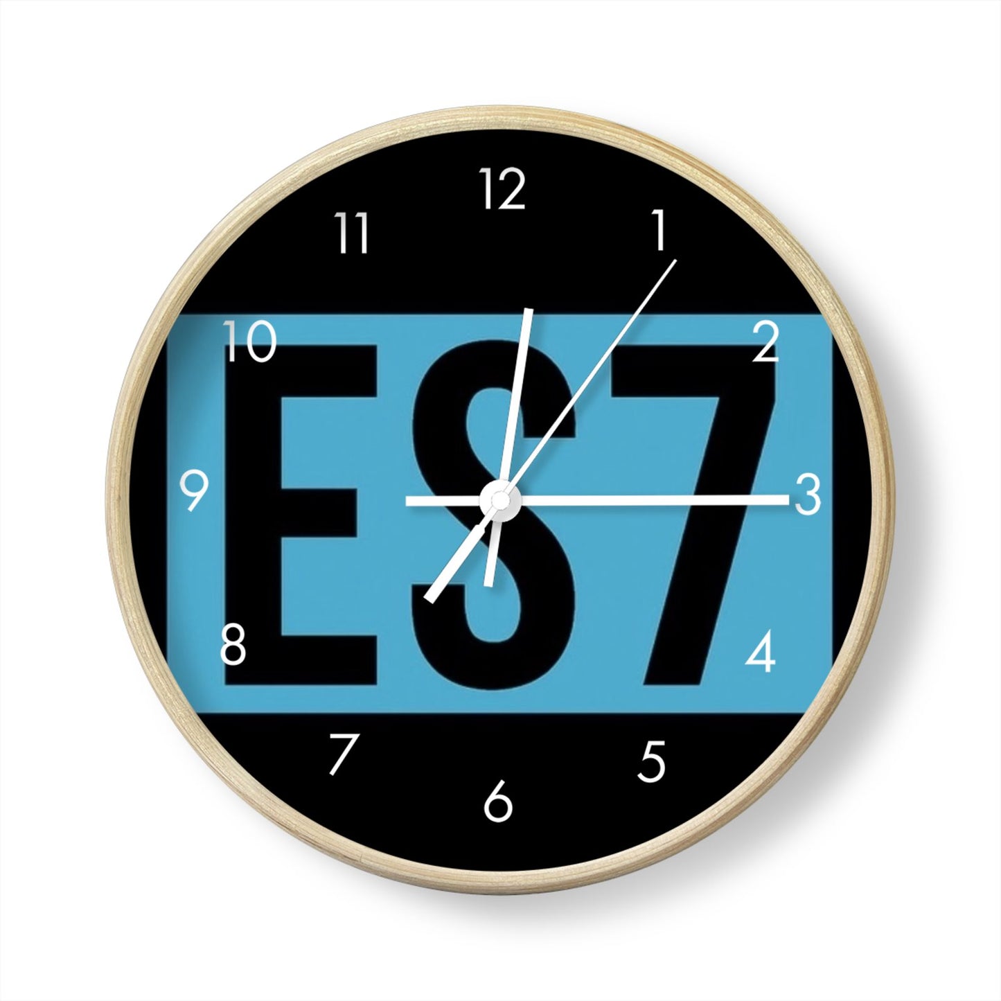 Emlyn Smith Professional Race Driver 'ES7' Wall Clock
