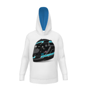 Emlyn Smith Professional Race Driver Helmet White Hoodie