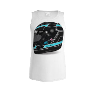 Emlyn Smith Professional Driver Helmet/Signature Tank top T-shirt