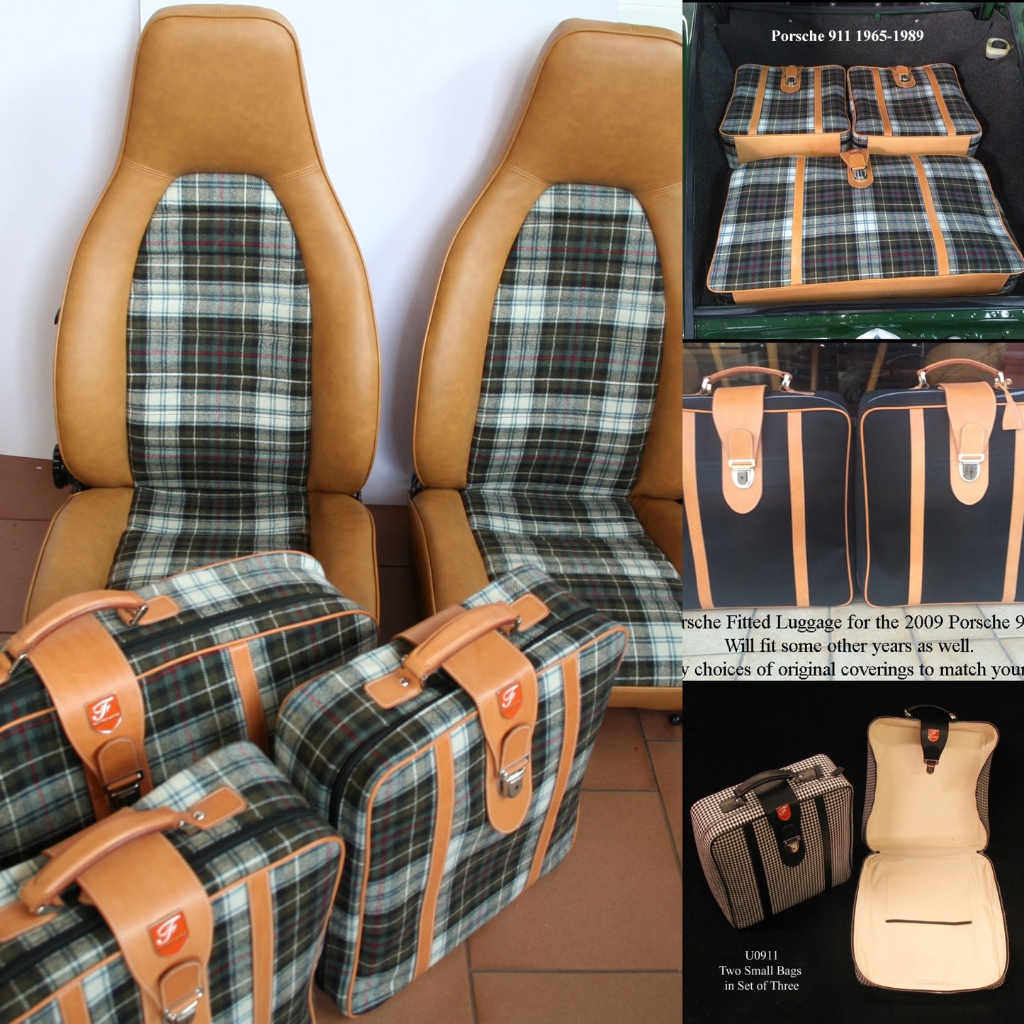 Custom fit luggage in Manufacture's Material and Leather