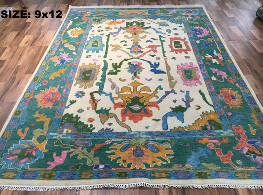 Classic Persian Oriental Hand Knotted New Zealand Wool Rug #4 9'x12'