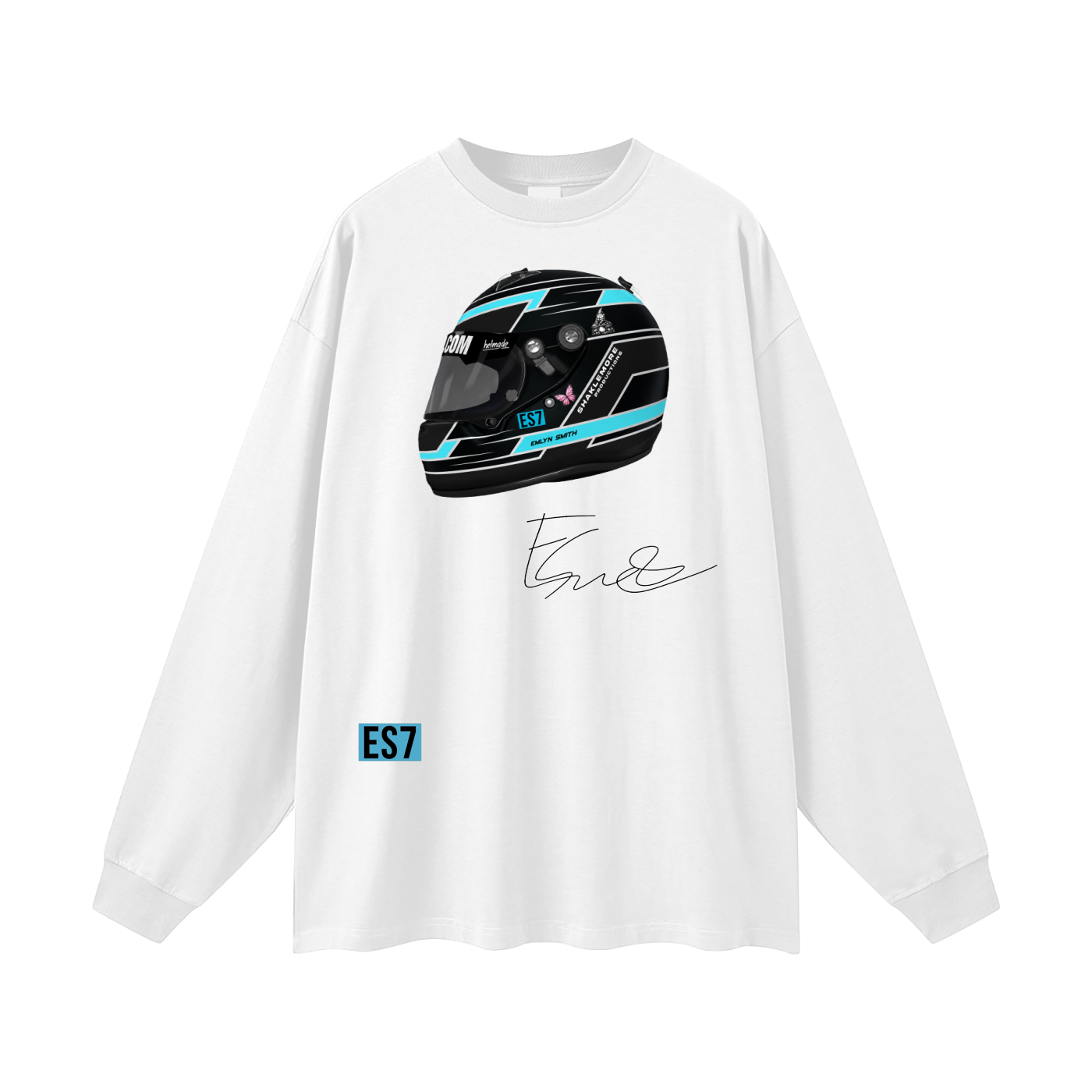 Emlyn Smith Helmet & Signautre Unisex Long Sleeve T-Shirt