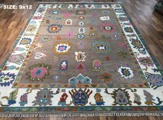 Classic Persian Oriental Hand Knotted New Zealand Wool Rug #7 9'x12'
