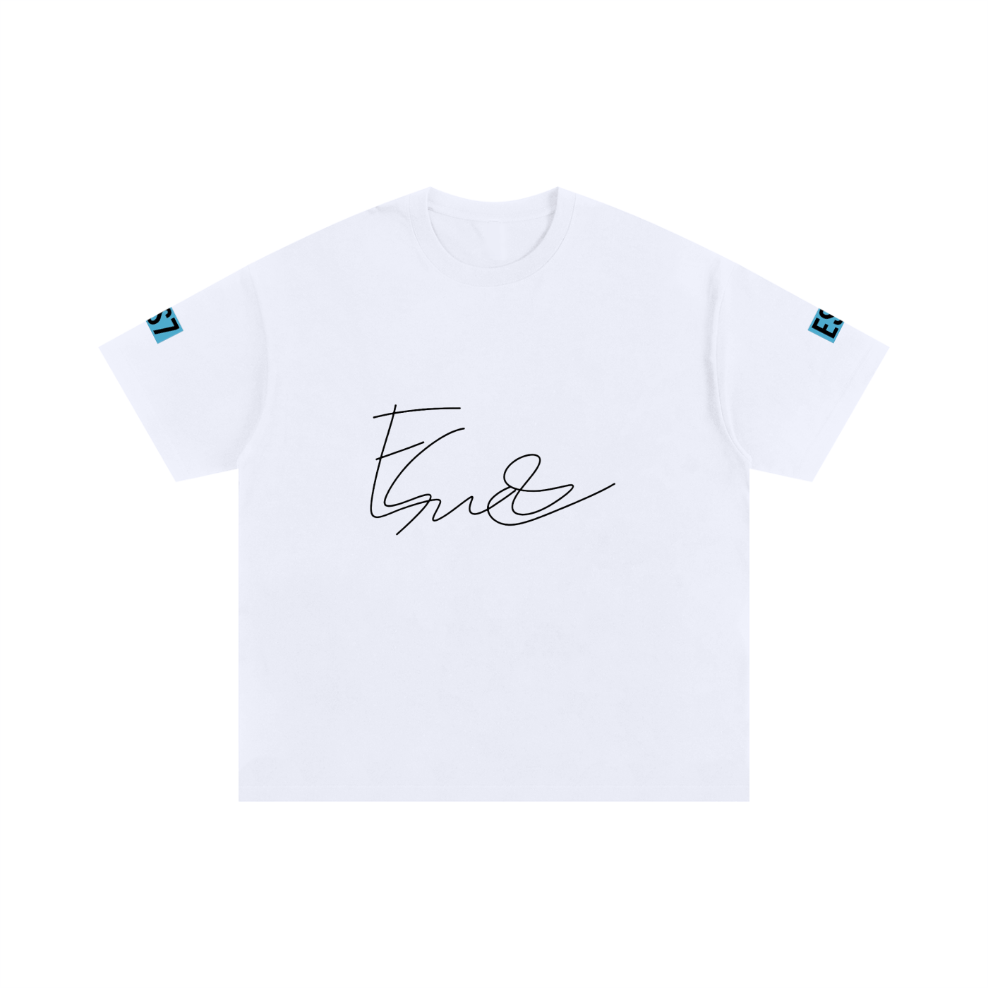 Emlyn Smith Race Driver Signature series white Cotton T-Shirt