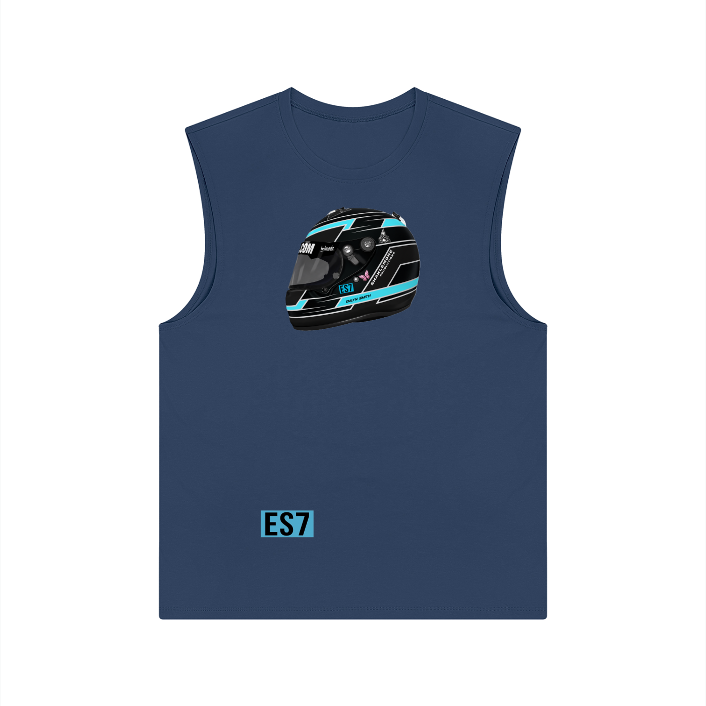 Emlyn Smith Race Driver 'Helmet/ES7' Men's Tank Top
