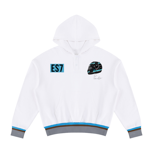 Emlyn Smith' Pro Driver ES7/Helmet/Signature Oversized Color Block Boxy Hoodie