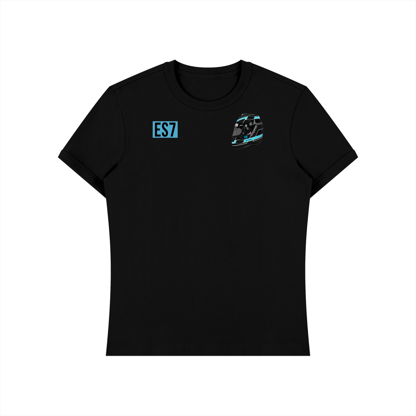 Emlyn Smith' Race Driver ES7/Helmet Heavyweight Slim Fit T-Shirt