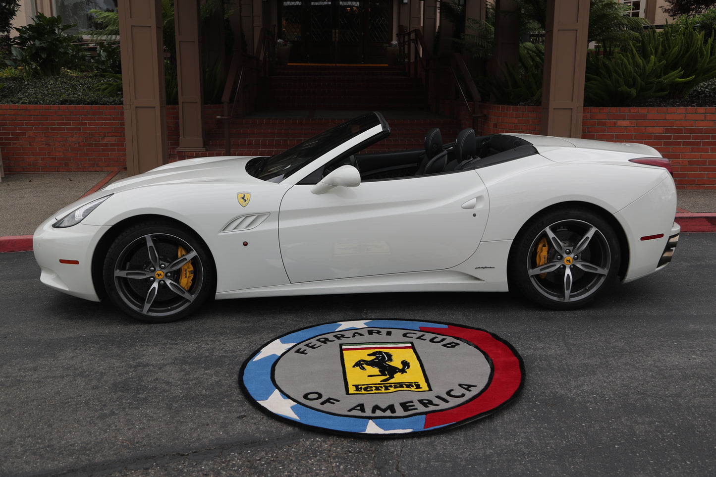 Custom SCCA logo Wool & Silk Handmade rug