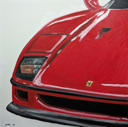 Waldron' F40 front aspect custom Giclee prints
