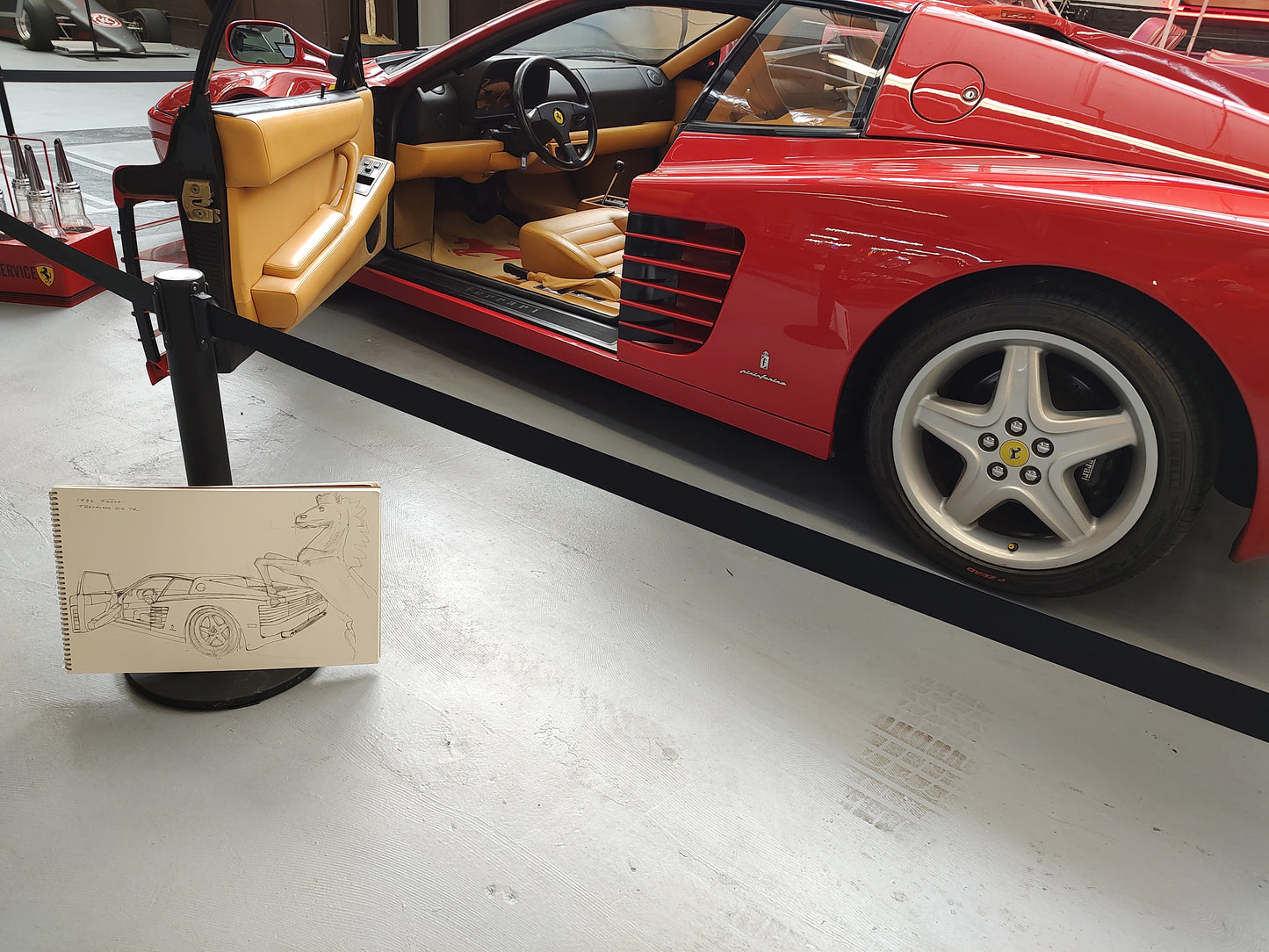 Richard Smyth' Ferrari 512 Testarossa montage fine art