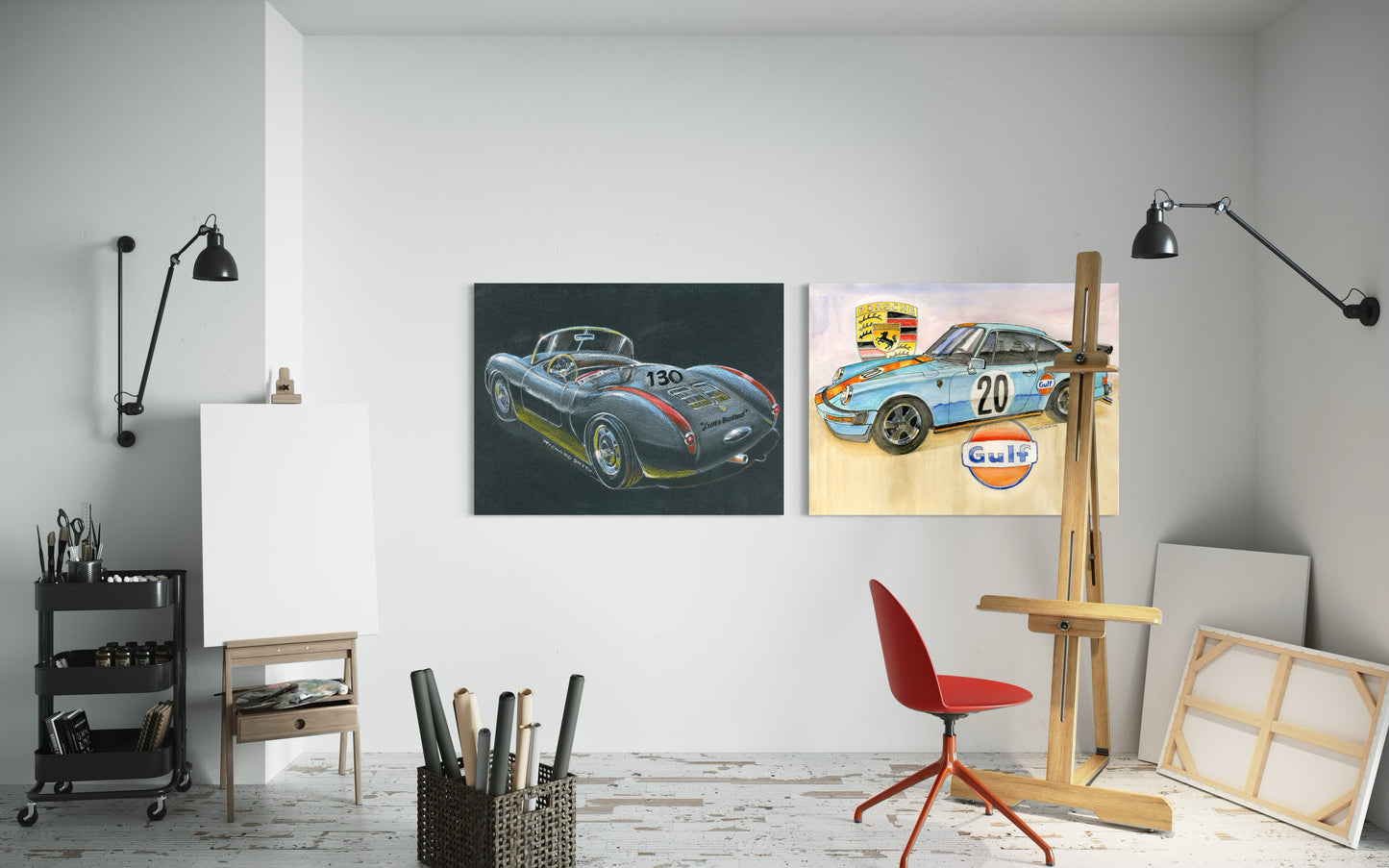 Richard Smyth's 911 Gulf car