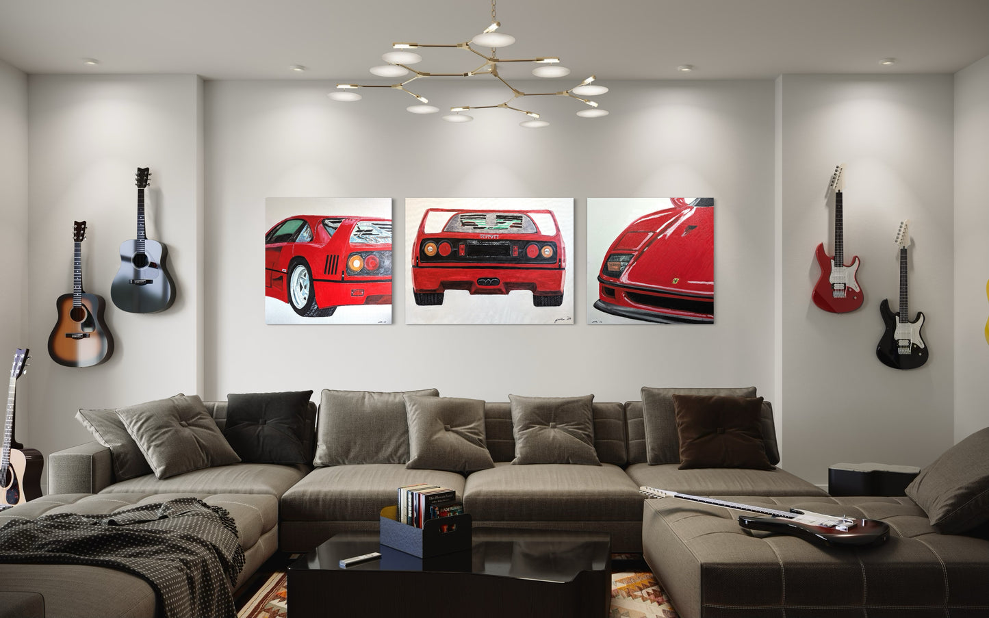 Waldron' 57 Ferrari Testa Rosa fine art Giclee prints