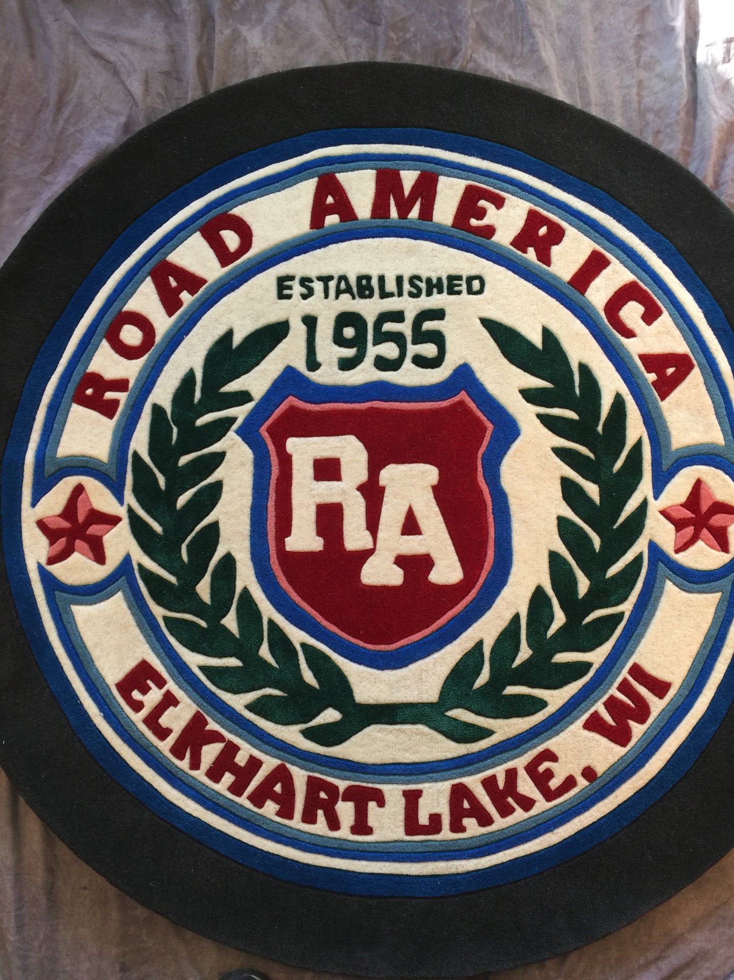 Custom SCCA logo Wool & Silk Handmade rug