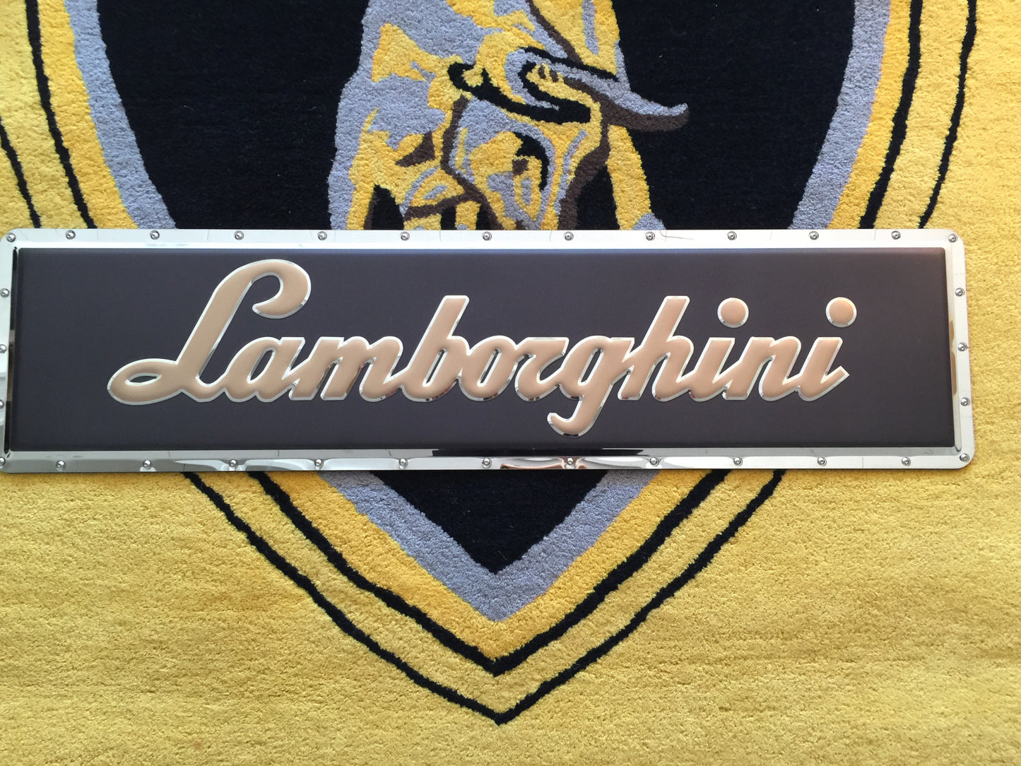Lambo custom Rug