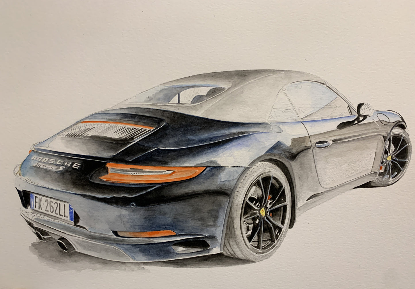 Massimo' reflective rear aperture 911 Giclee fine art prints
