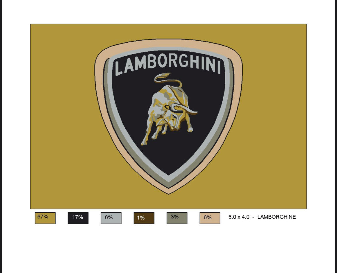 Lambo custom Rug
