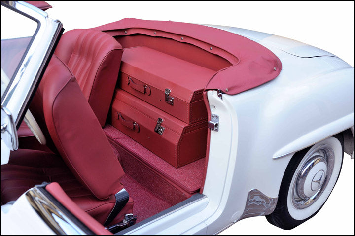 Custom fit luggage in Manufacture's Material and Leather
