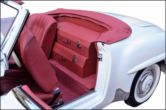 Custom fit luggage in Manufacture's Material and Leather