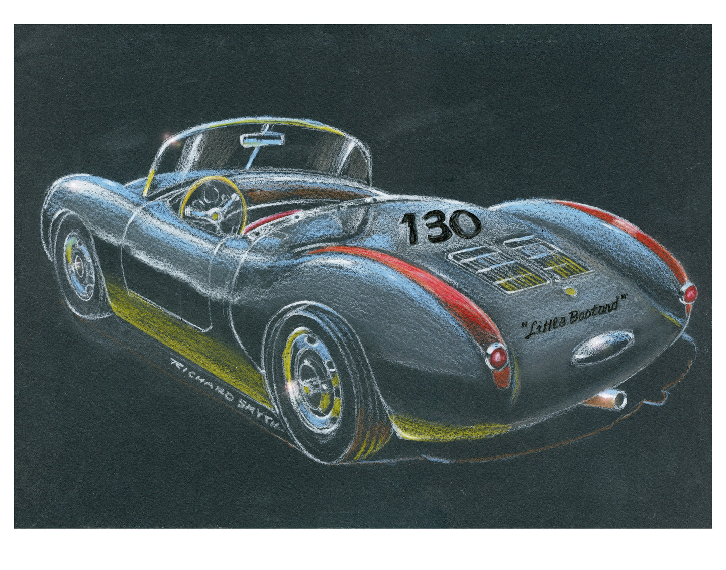 Richard Smyth' Lil' Bastard Giclee print from original art