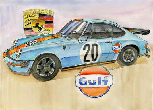 Richard Smyth's 911 Gulf car