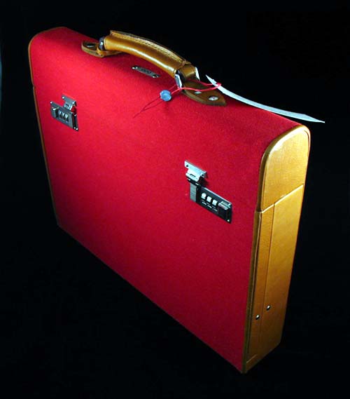 Briefcases from original car leather & material