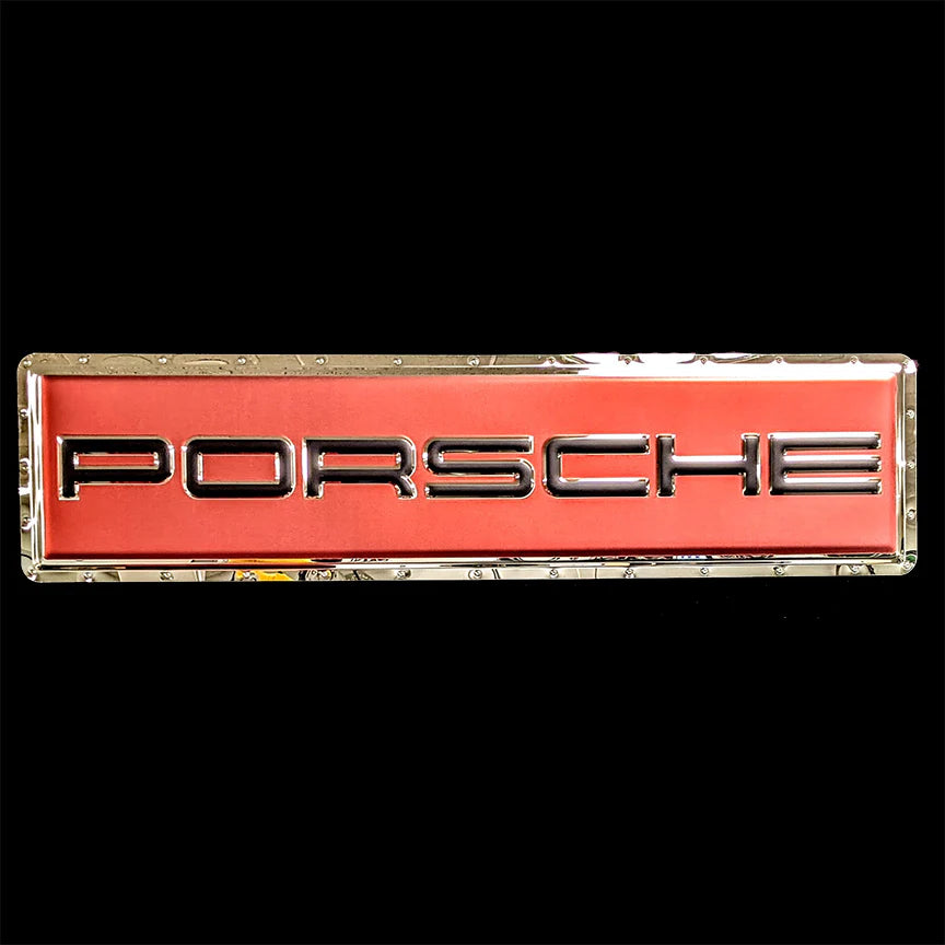 Porsche Stainless-Steel RGB LED Backlit sign