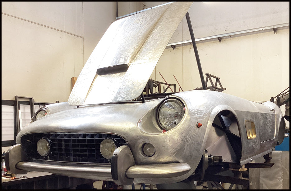 Ferrari 250 SWB California Spider &nbsp; &nbsp;Re-body Project &nbsp; 250 GTE Chassis&nbsp;