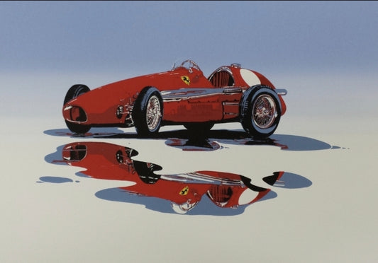 Butvila's Ferrari 500 in Reflections Giclee prints