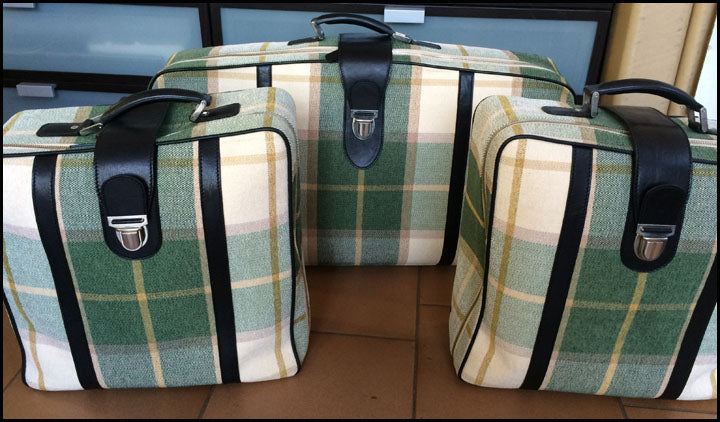Custom fit luggage in Manufacture's Material and Leather
