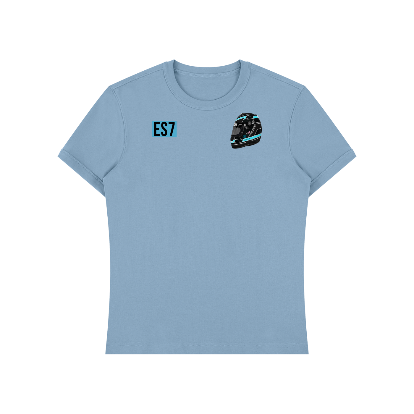 Emlyn Smith' Race Driver ES7/Helmet Heavyweight Slim Fit T-Shirt